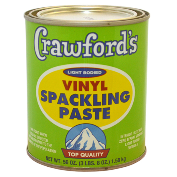 Crawfords Spackling Paste, 1 qt, Can 31904
